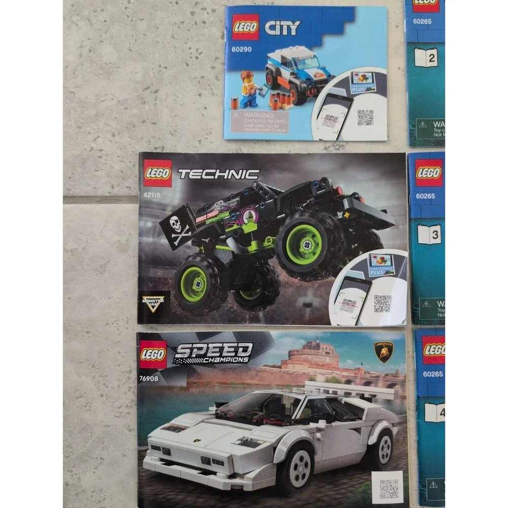 LEGO CITY Instruction Manuals: Lot of 24 Booklets (See Details for Item #s)